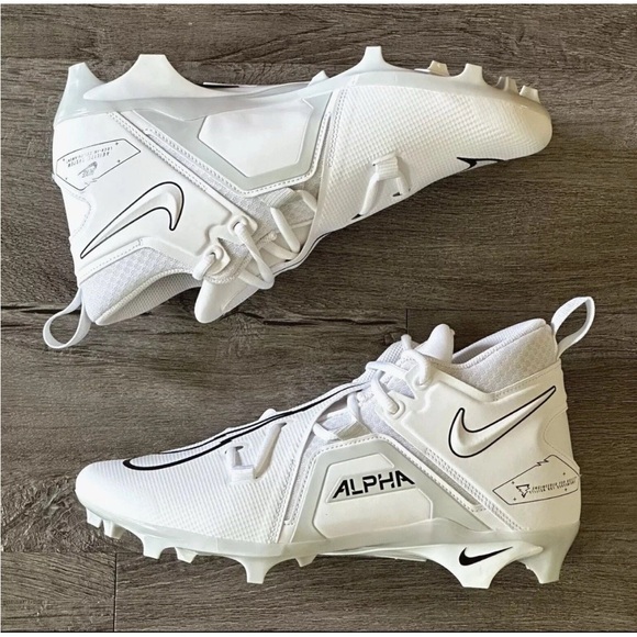 Nike Other - Men’s Nike Alpha Menace Pro 3 White Black Pure Platinum‎ Football Cleats